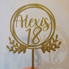 Toppers para cumpleaños, fiestas