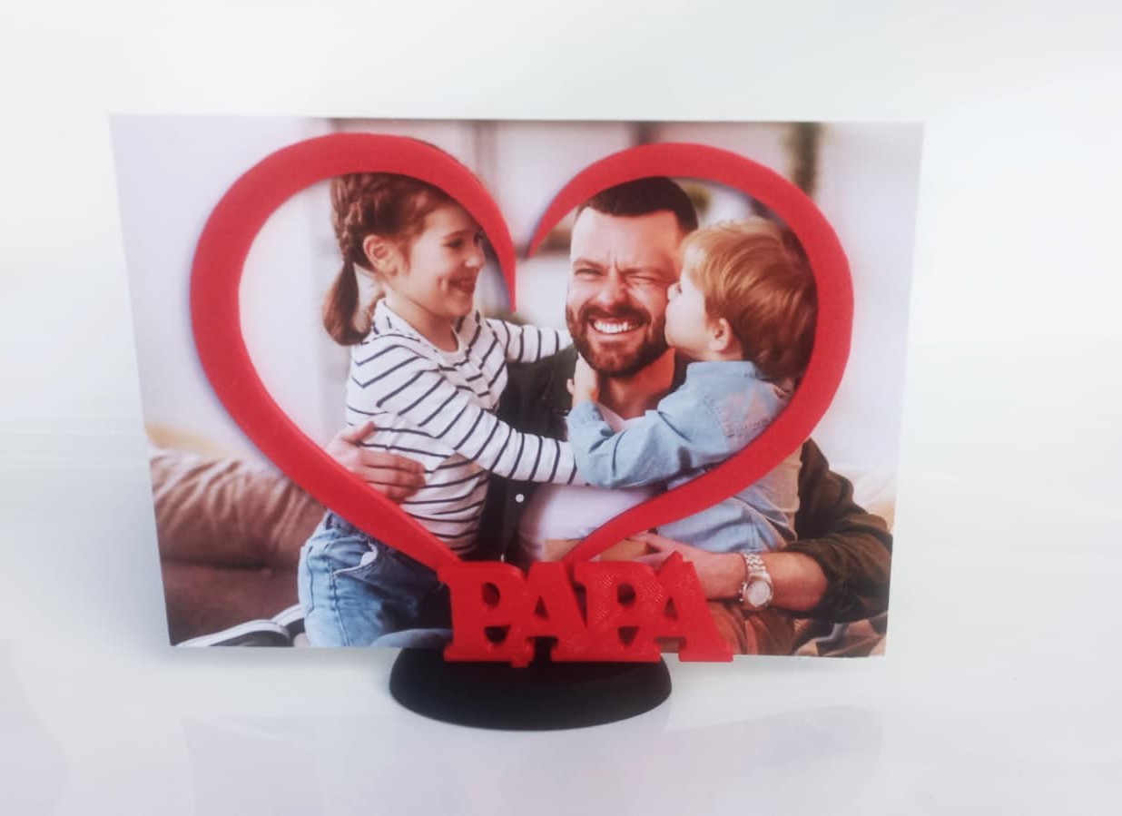 Portafotos personalizable, día del padre