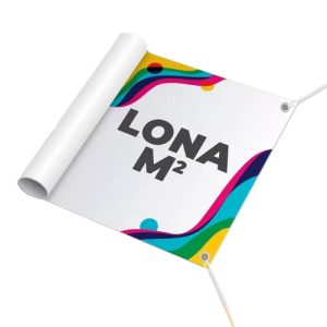 Lona front por metro cuadrado